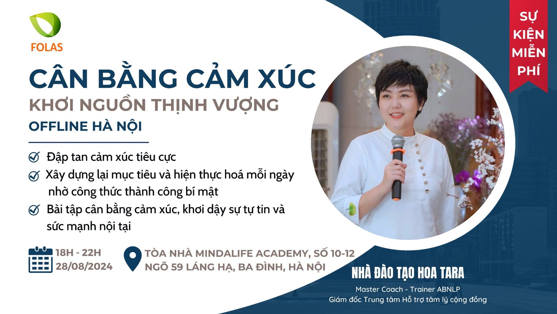 CÂN BẰNG CẢM XÚC - KHƠI NGUỒN THỊNH VƯỢNG HÀ NỘI