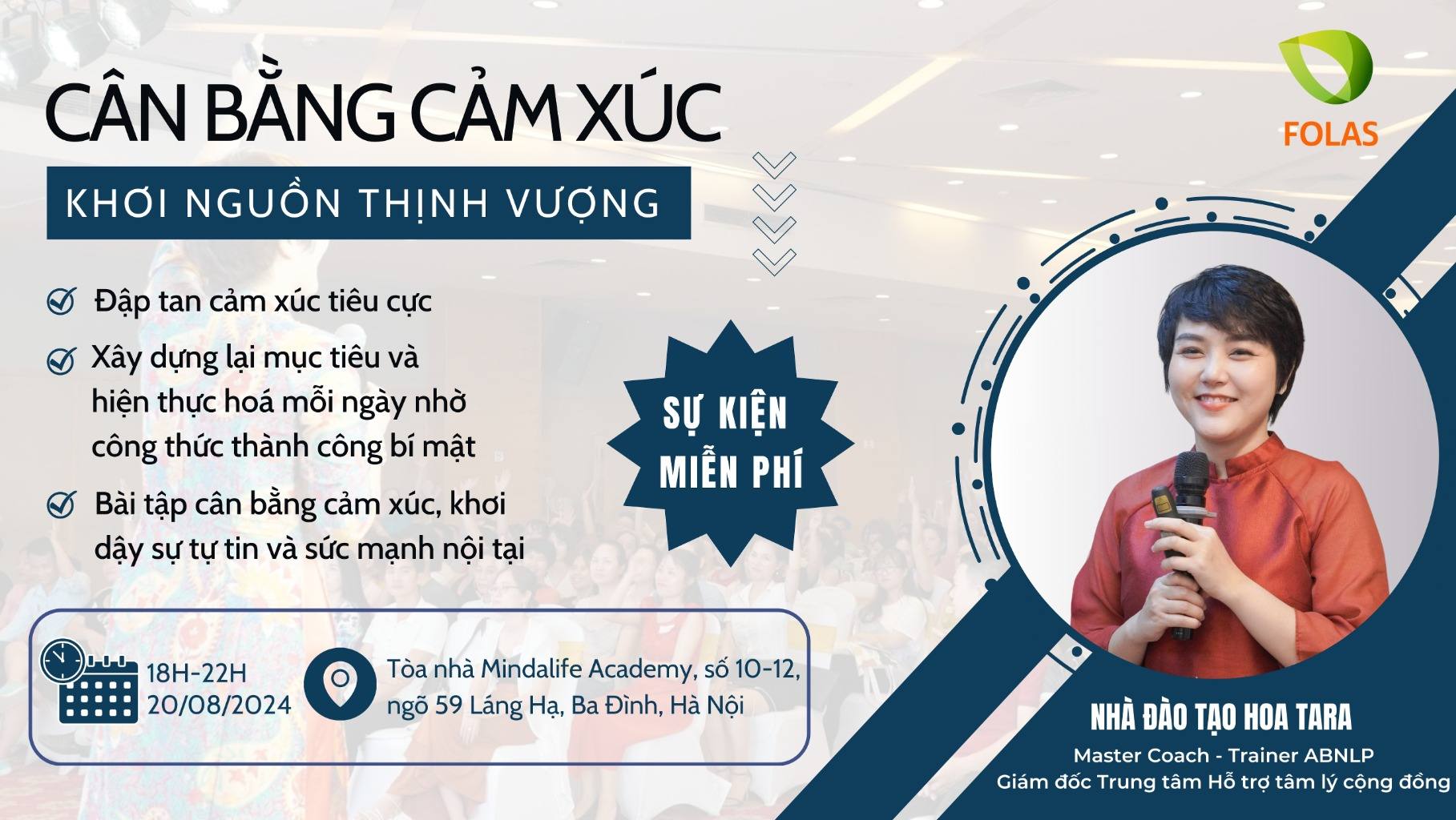 CÂN BẰNG CẢM XÚC - KHƠI NGUỒN THỊNH VƯỢNG HÀ NỘI